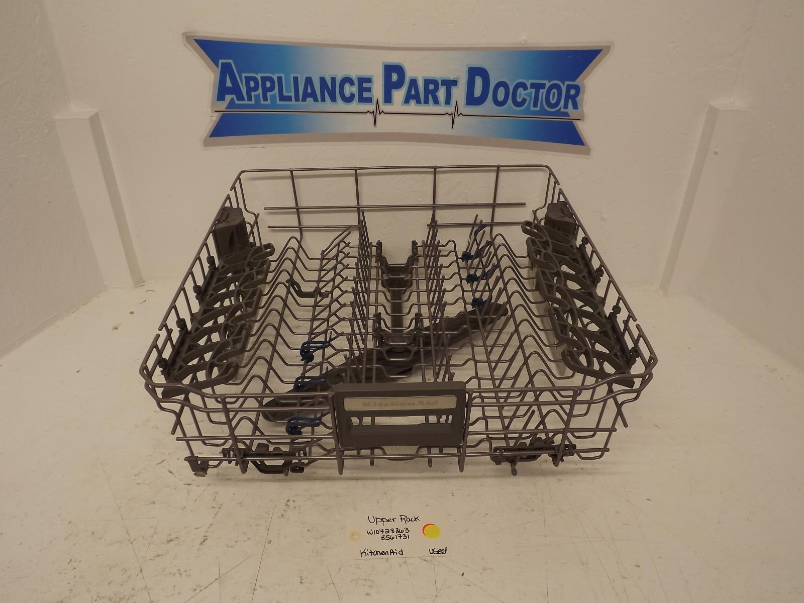 KitchenAid Dishwasher W10728863 8561731 Upper Rack Used KitchenAid Dishwasher W10728863 8561731 Upper Rack Used